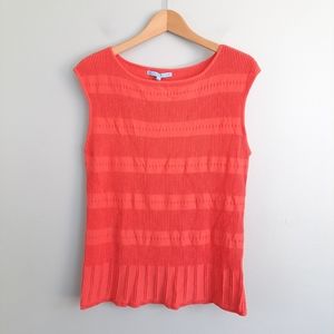 Antonio Melani Punch Astra Knit Sleeveless Top